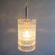 Erco plexiglas hanging lamp 1970