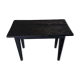 Table basse en bois brûlé