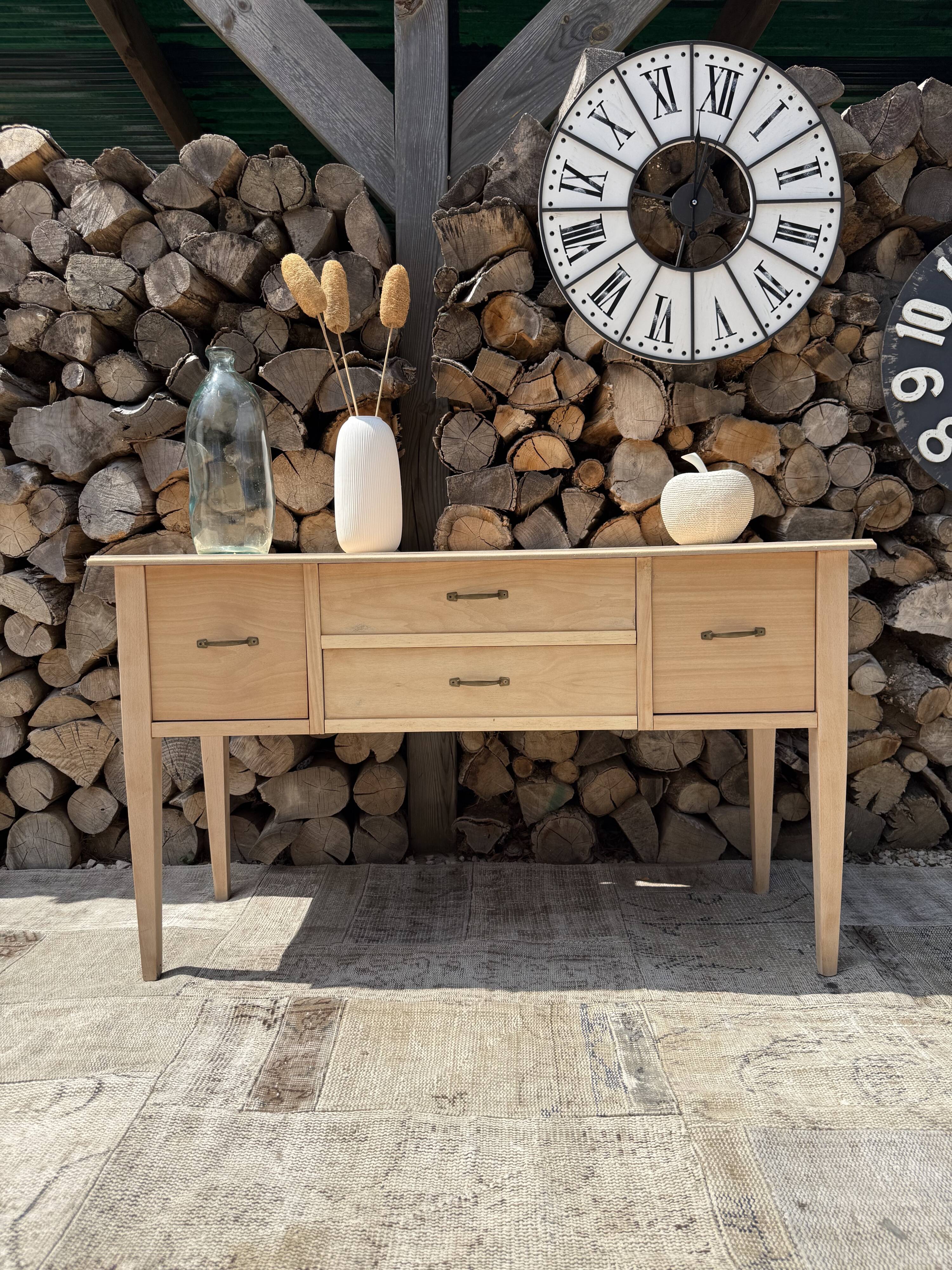 Small renovated antique buffet