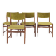 Vintage Teak Dining Chairs, Set of 4, Germany 1970s, Mid Century Modern