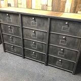 Valve cabinet industrial shoes 12 valves STRAFOR metal wood