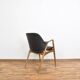 Swedish Leather Office Chairs by Alf Svensson for Dux, Set of 2