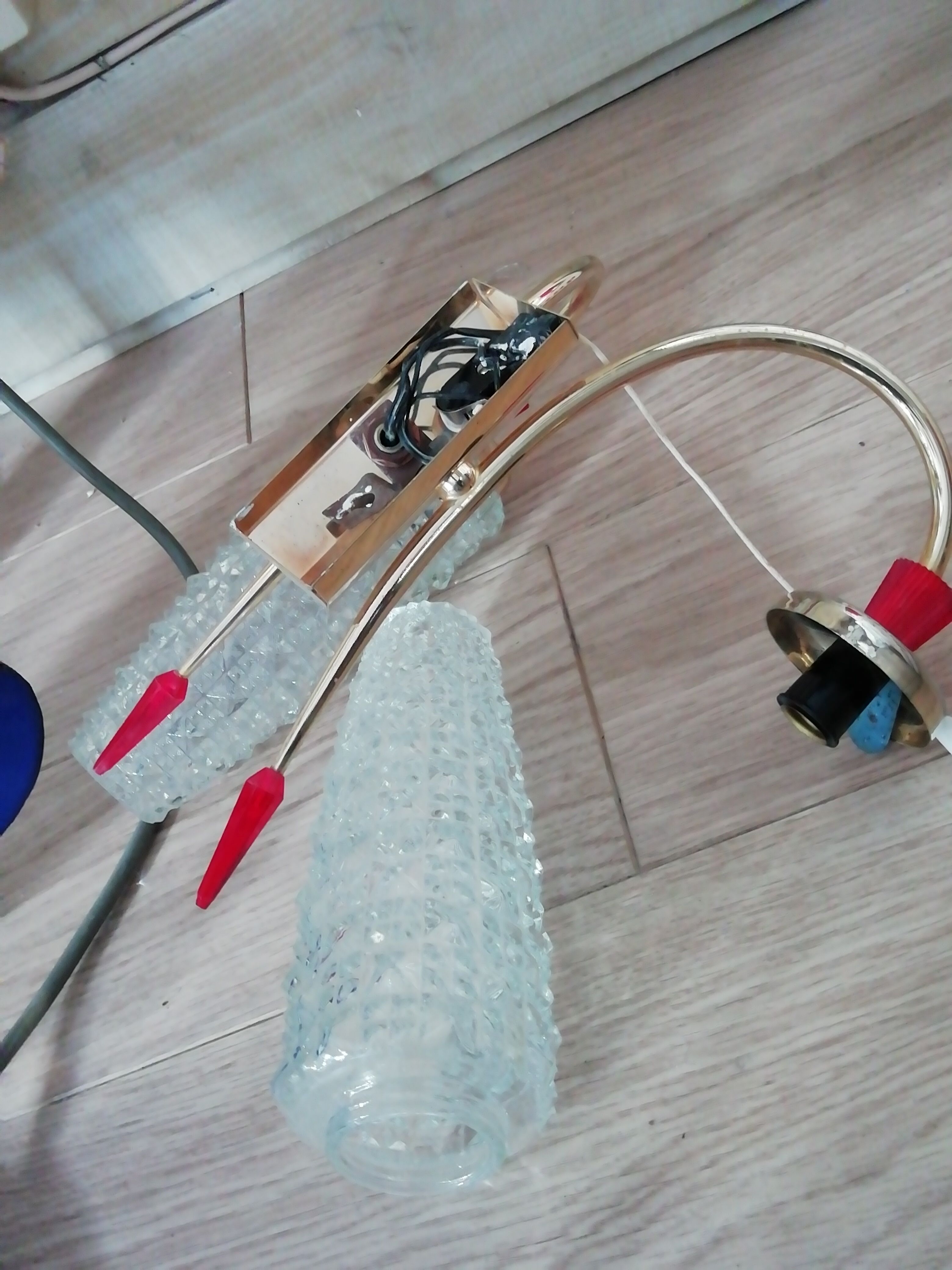 Pair of 1950s appliques