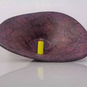 Large purple and black 704 Ruscha art ceramic bowl, Germany, 1960s.