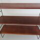 Scandinavian wall shelf modular wood and metal years 60 70