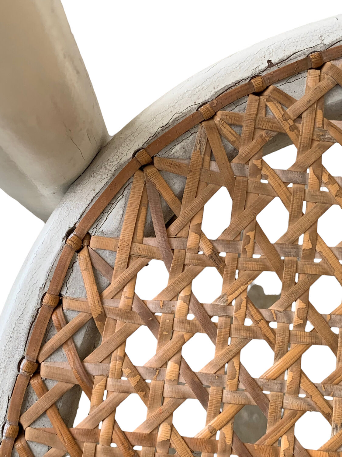 Caned bistro chair