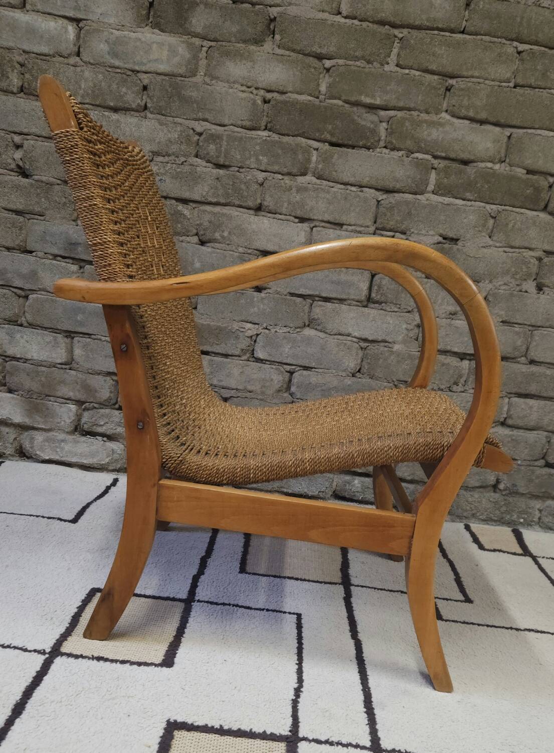 Erich Diekmann rope armchair 1960