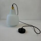 Old vintage opaline pendant light