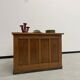 Oak and veneer counter or desk