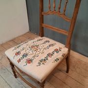 Upholstered low chair
