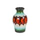 Fat Lava Vase Turquoise Orange West Germany Scheurich 490 25
