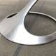 Mid-Century German Space Age side table by Knut Hesterberg for Ronald Schmitt, 1960s