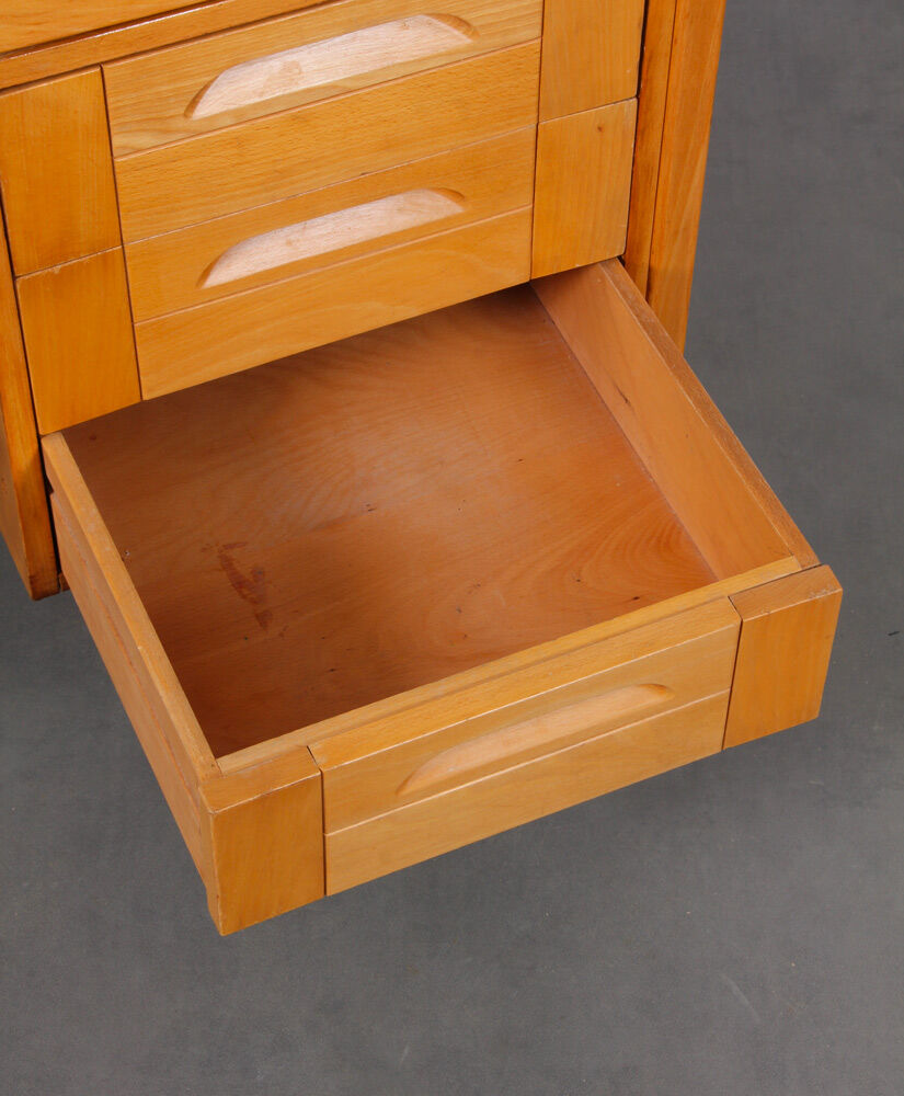 Vintage wooden desk from the 1970s