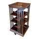 Antique revolving bookcase