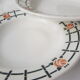 Set of 6 old St Amandinoise St Amand vintage soup plates