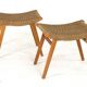 Footstool in the style of Audoux Minet | mid century modern vintage design