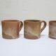 Série de 8 tasses et sous tasses vintage en grès