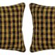 Set of 2 vintage kilim cushion covers 41x61 cm