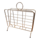 Vintage brass magazine rack – Wire design – 1950s/60s