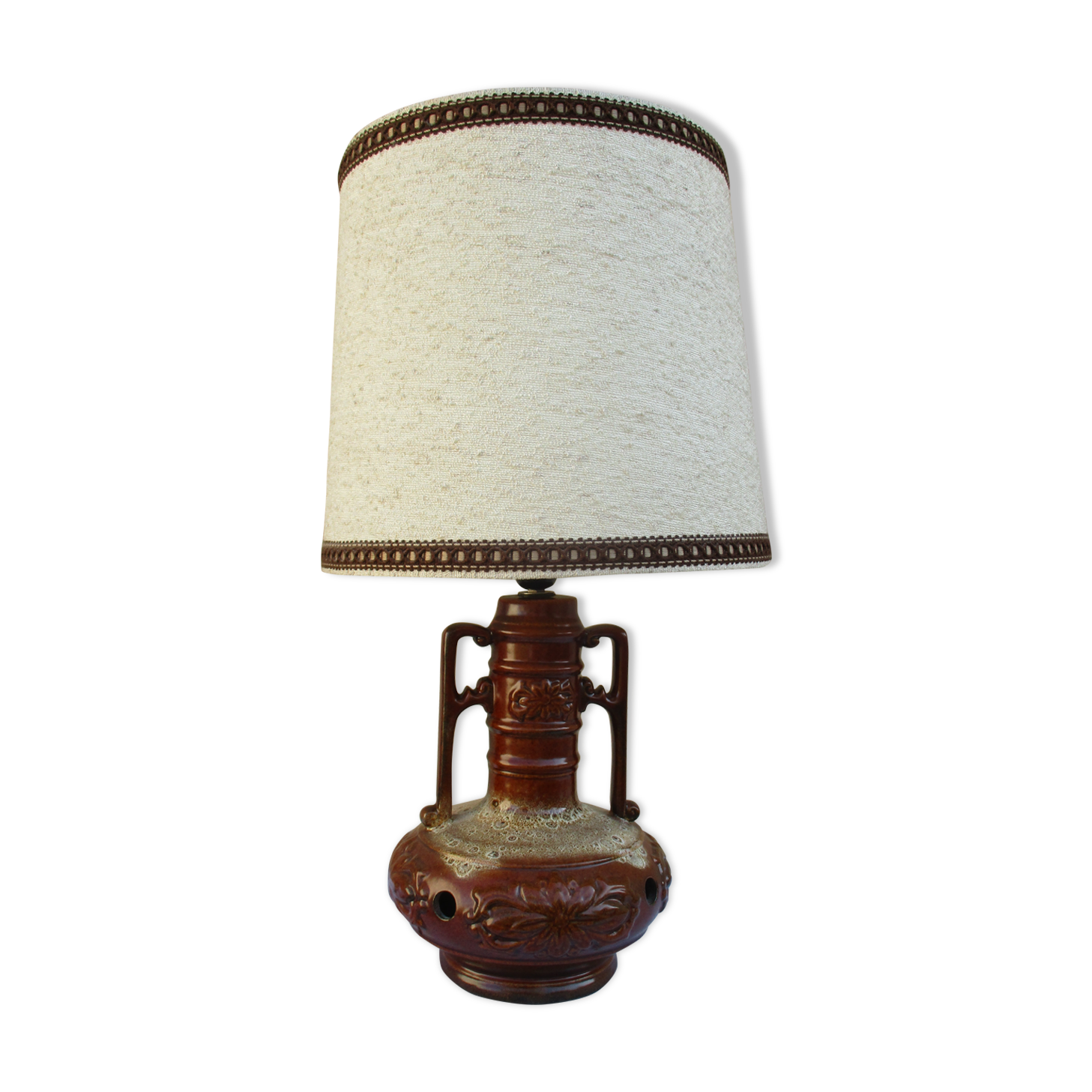 Lamp ceramic vintage years 70/80a cove