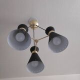Chandelier 3 diabolos style of 1950
