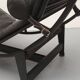 Chaise longue LC 4 Cassina Le Corbusier cuir noir