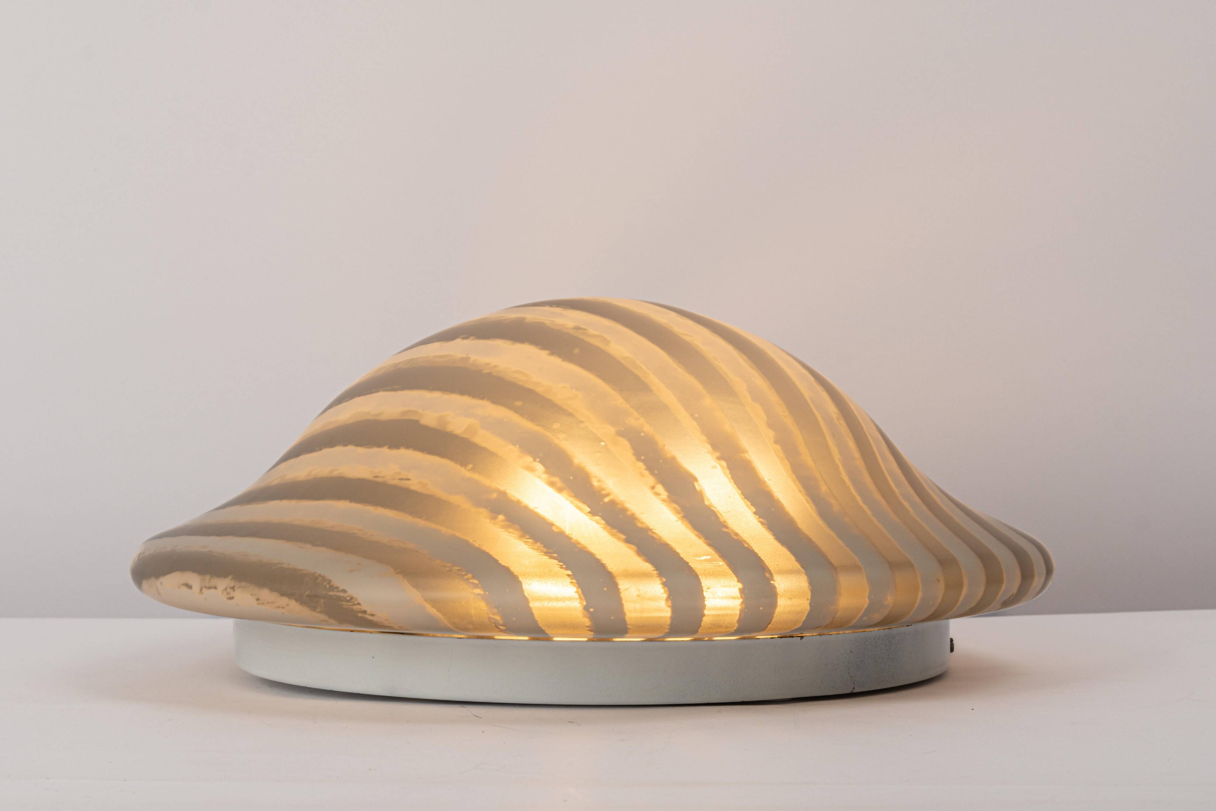 glass ceiling lights by Peill & Putzler, Germany, 1970s.