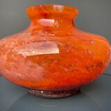 Large art-deco vase le lorrain glassware Daum Nancy 1925