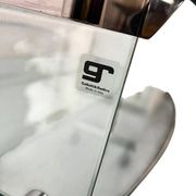 Bar cart/vintage cart in curved glass by Gallotti & Radice