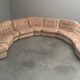 Vintage XXL round modular sofa, 1970s