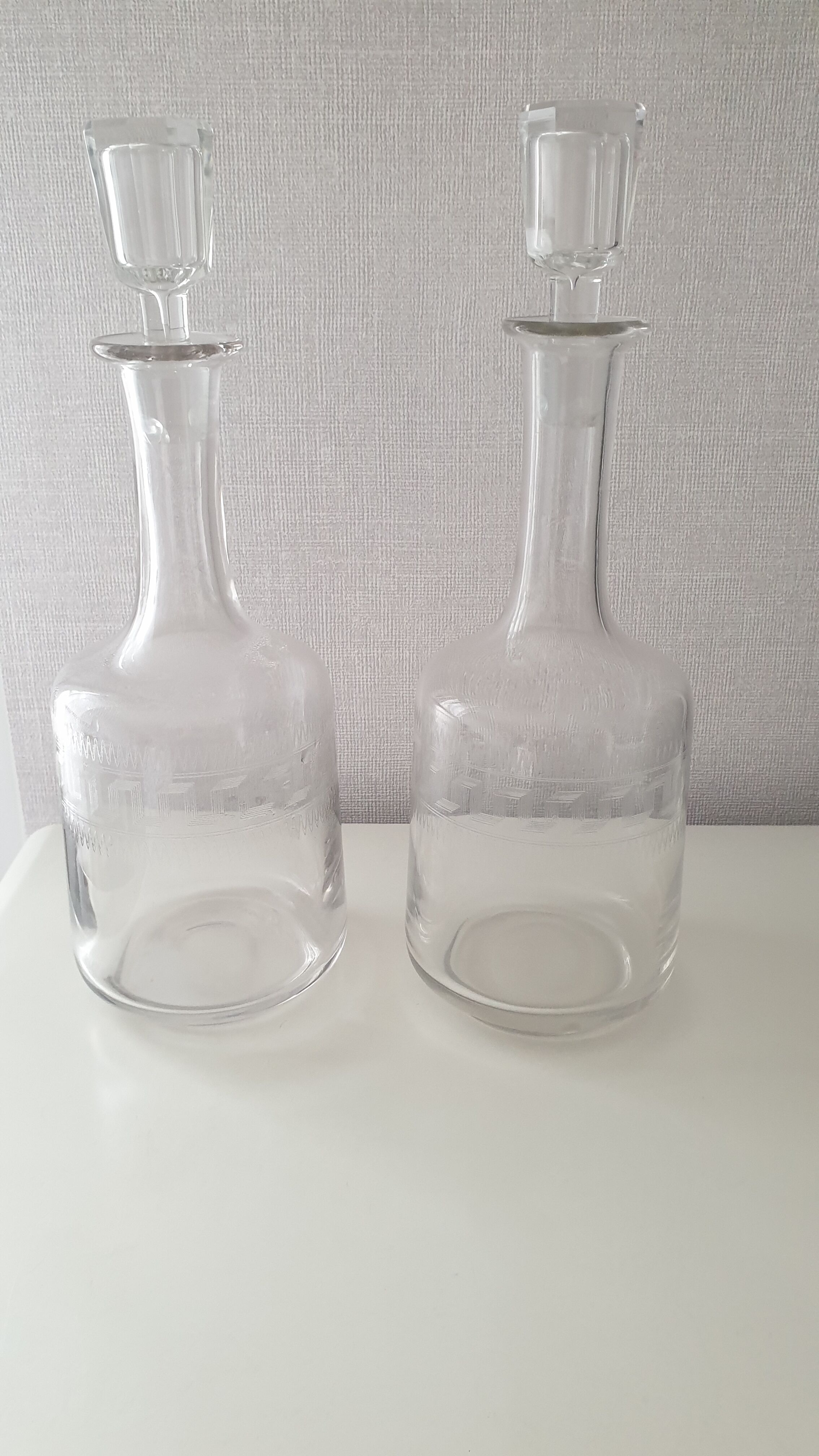 1920s glass decanters