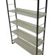 Etagère autoportante Tomado en métal et gris - Dutch Design 1960