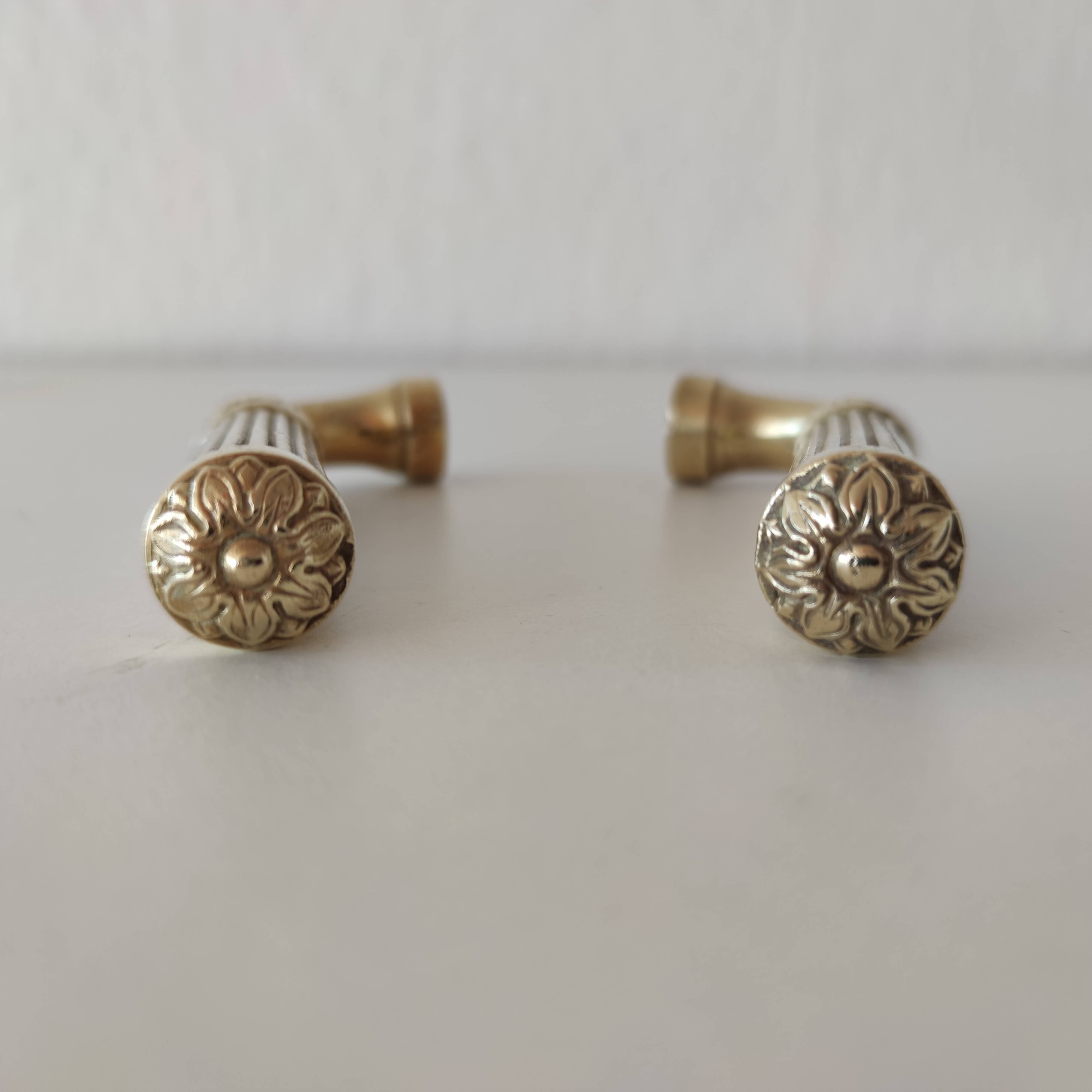 Two old Louis XVI door handles