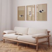Set of 3 figure giclee prints