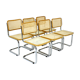 Set of 6 chairs "S32", Marcel Breuer, Italy 1970