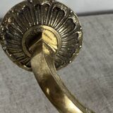 Pair of wall candle holders in bronze