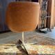 Vintage swivel office chair in cognac faux leather – 1970s