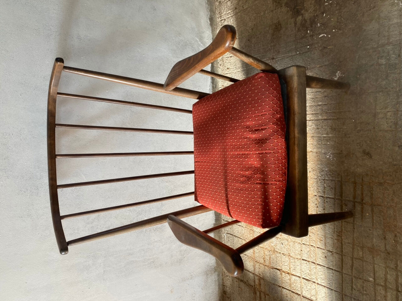 Fauteuil baumann éventail vintage