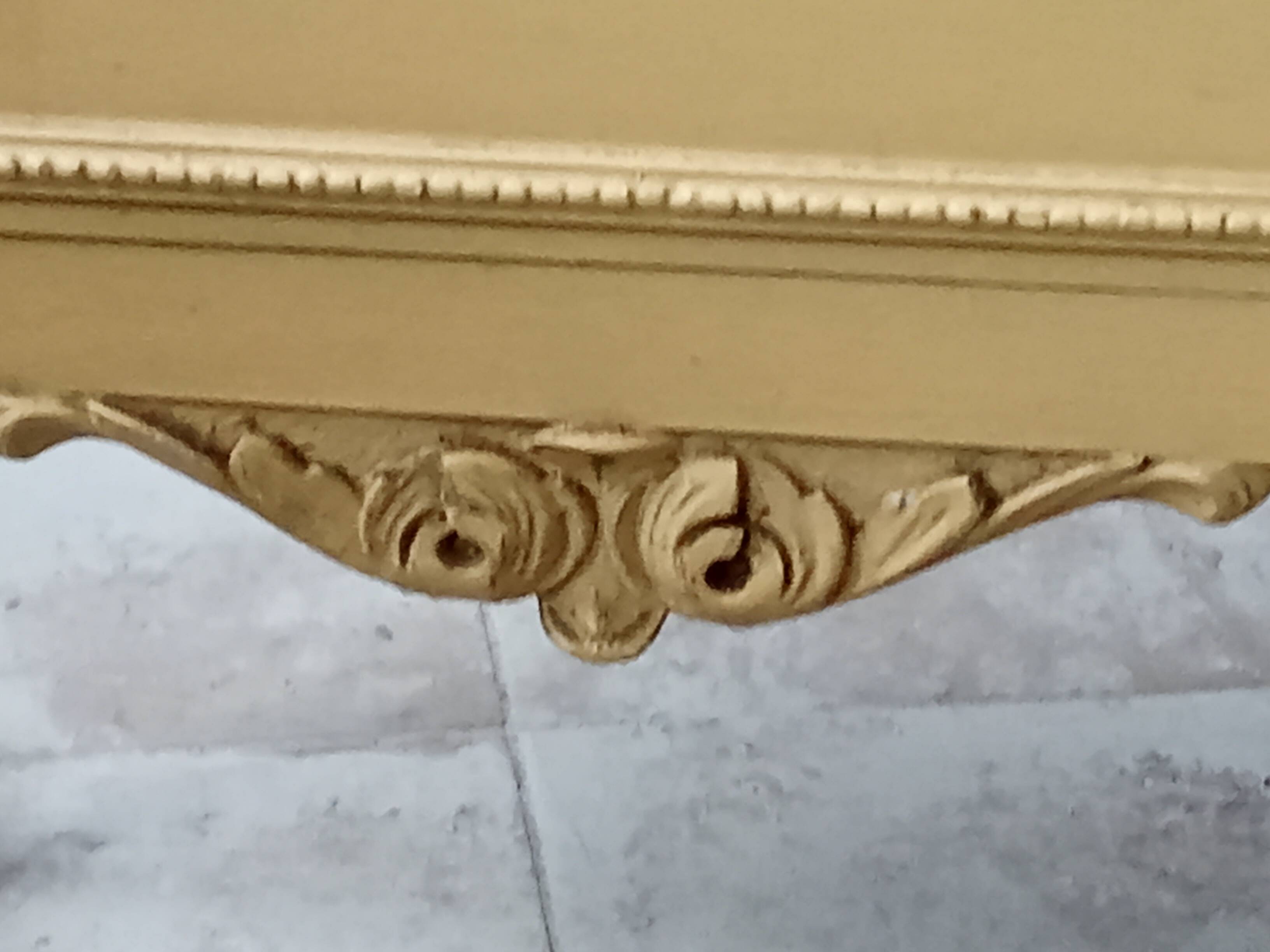 Antique small side table, Louis XVI style chest of drawers