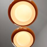 Space Age Brown Pendant Lamp from Guzzini, 1960s