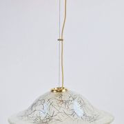 Vintage Murano Glass Pendant Lights from Kaiser-Leuchten, 1960s, Set of 2