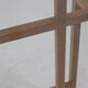 Danish modern coffee table / side table / Henning Nørgaard attributed / oak / glass / 1970s