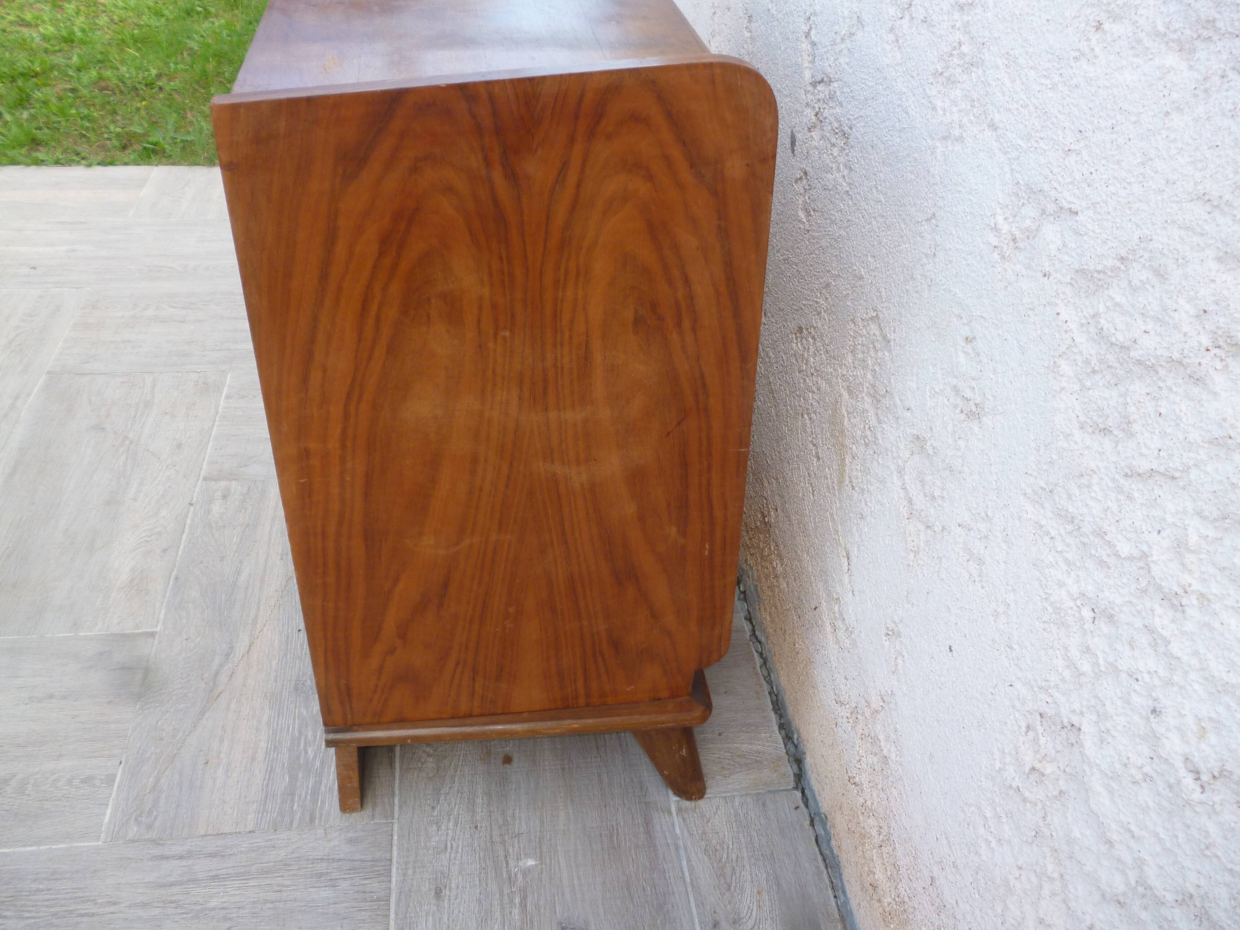 Vintage TV cabinet with drawers