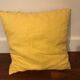 1970 vintage cushion orange yellow brown beige