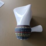 Chocolate vase Roger Capron decoration pajamas small tiles