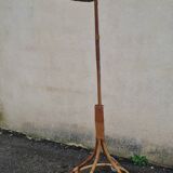 Vintage rattan floor lamp