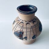 Ceramic vase decoration fish