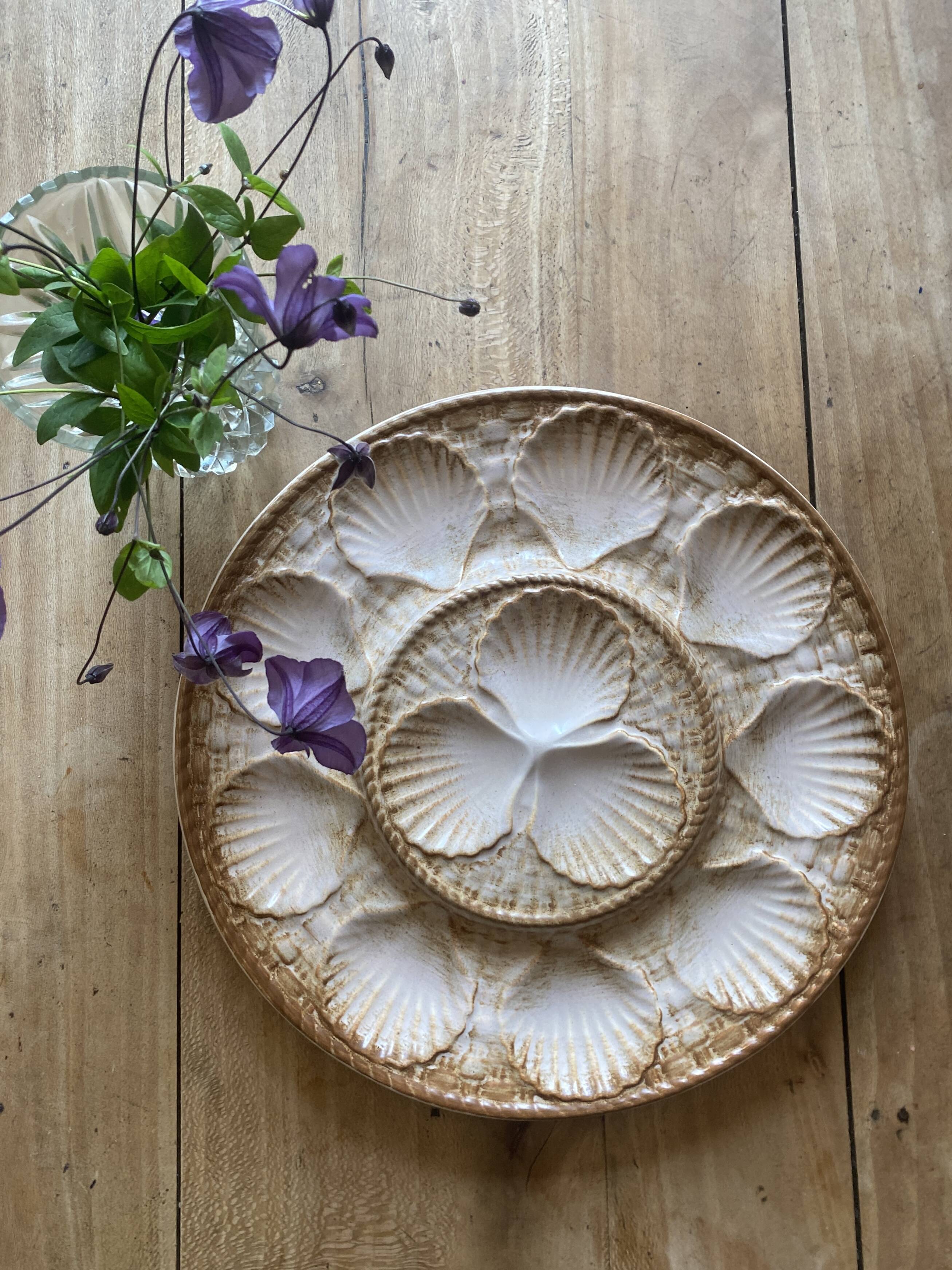 Vintage oyster dish from the Longchamp factory