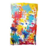 Abstract painting by decorator Erik Huet Alvarez