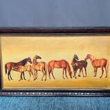 Painting "Mares with foals".